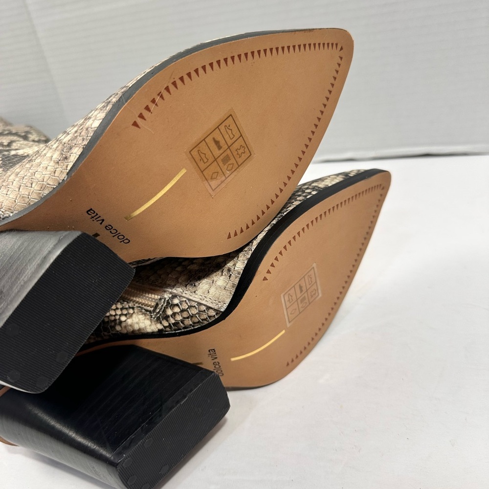 Dolce Vita Isabel Snake Print Boot Sz 6.5 - Picture 4 of 7